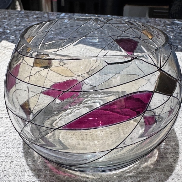 ✨Exquisite Vintage Partylite Mosaic Calypso Large Candle Votive Holder or Bowl✨ - Picture 15 of 15